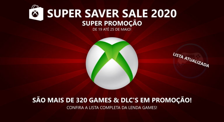 Xbox Live: Super promoção até 25 de maio – Super Saver Sale 2020 – Lista Completa!