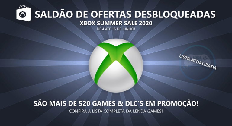 Xbox Live: Saldão de Ofertas Desbloqueadas 2020 – Até 15 de junho – Lista Completa!