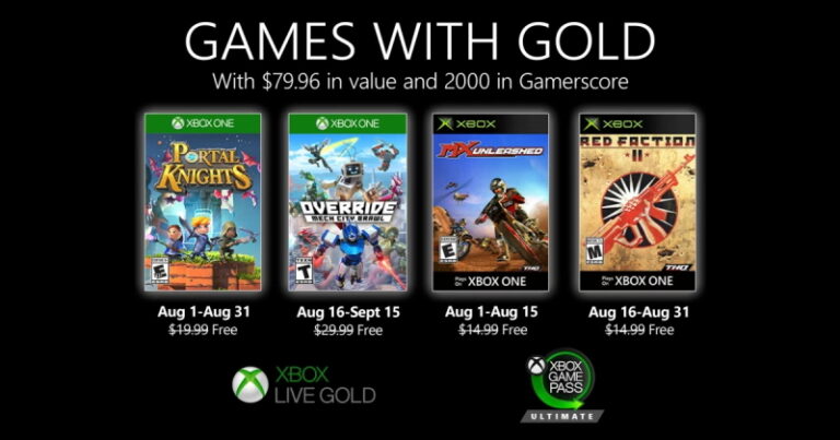 Games with Gold – Agosto de 2020!