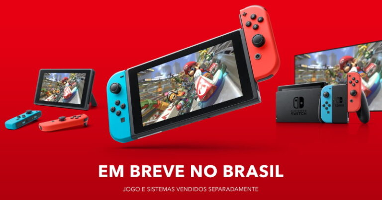 Nintendo Switch vai ser lançado oficialmente no Brasil!