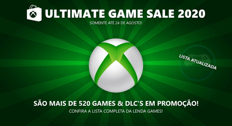 Xbox Live: Ultimate Game Sale 2020 – Até 24 de agosto – Lista Completa!