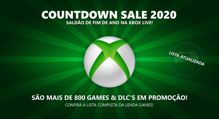 Countdown Sale 2020: Lista completa de ofertas para Xbox One, Series X/S e 360!