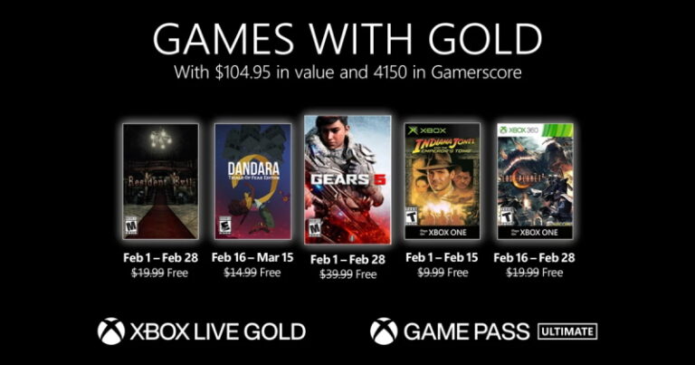 Games with Gold – Fevereiro de 2021!