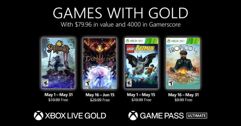 Games With Gold – Maio de 2021