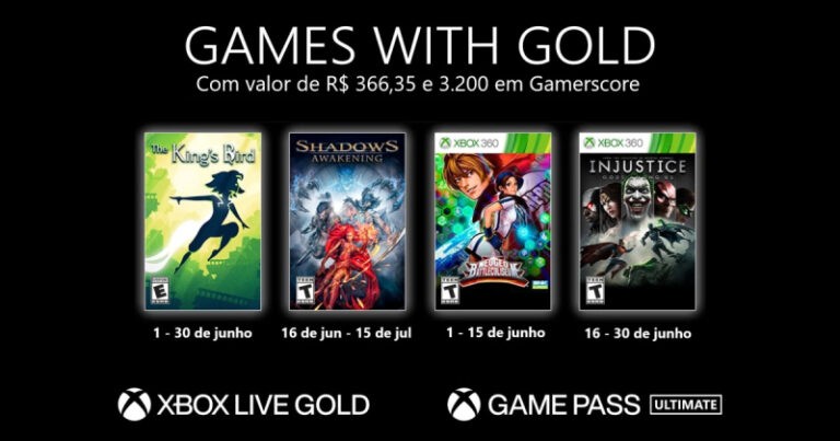 Games With Gold – Junho de 2021!