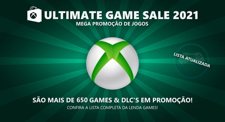 Xbox Live: Saldão Ultimate Game Sale 2021 até 5 de agosto!