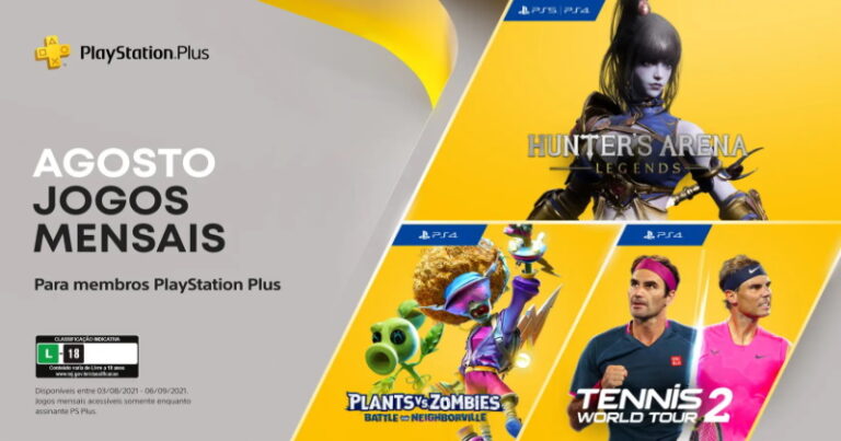 PlayStation Plus – Agosto de 2021!