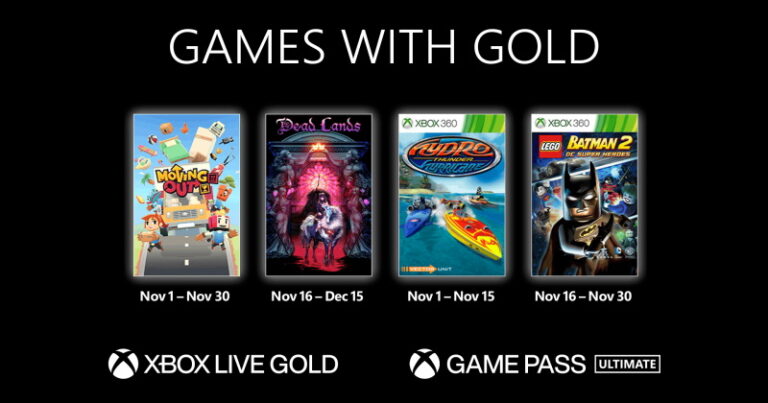 Games With Gold – Novembro de 2021!