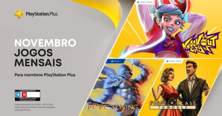 PlayStation Plus – Novembro de 2021!