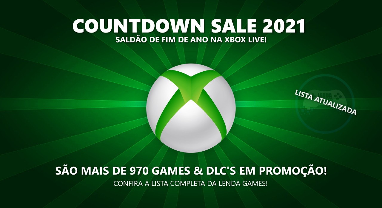 Xbox Brasil - Todos os dias você encontra um desconto exclusivo! Acesse:  www.xbox.com/pt-BR/countdown