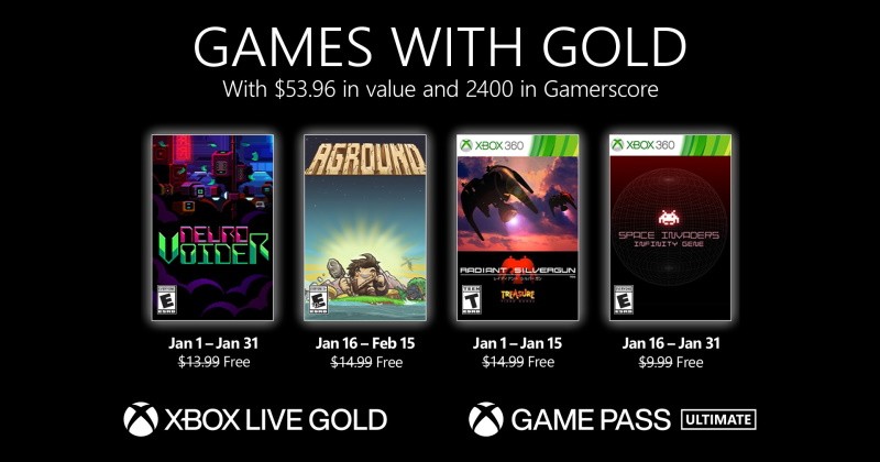 Games With Gold: os jogos gratuitos em janeiro de 2023 - Xbox Wire em  Português