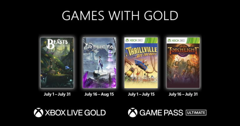 Games With Gold – Julho de 2022!